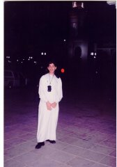 العمرة 1996 - المدينة المنورة - أمام المسجد النبوي