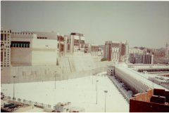 العمرة 1996 - مكة المكرمة - الحرم من سطح الفندق