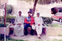 الكويت - القرين مع ايمن رمضان وابراهيم الصلال مارس 2001.jpg